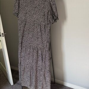 Black and White Maxi Dress